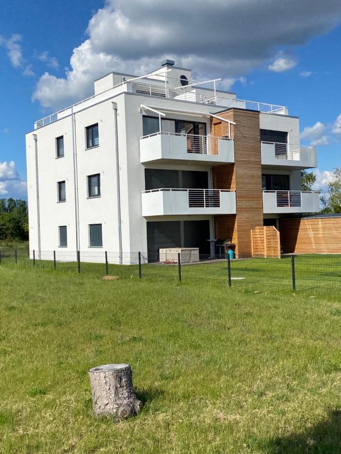 Modernes Apartment Am Hafen Mit Seeblick Grossraeschen Zewnętrze zdjęcie